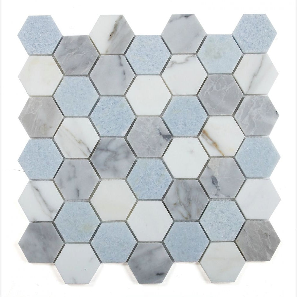 Hexalux Livid 2x2 11.75x12 Mosaic Tile