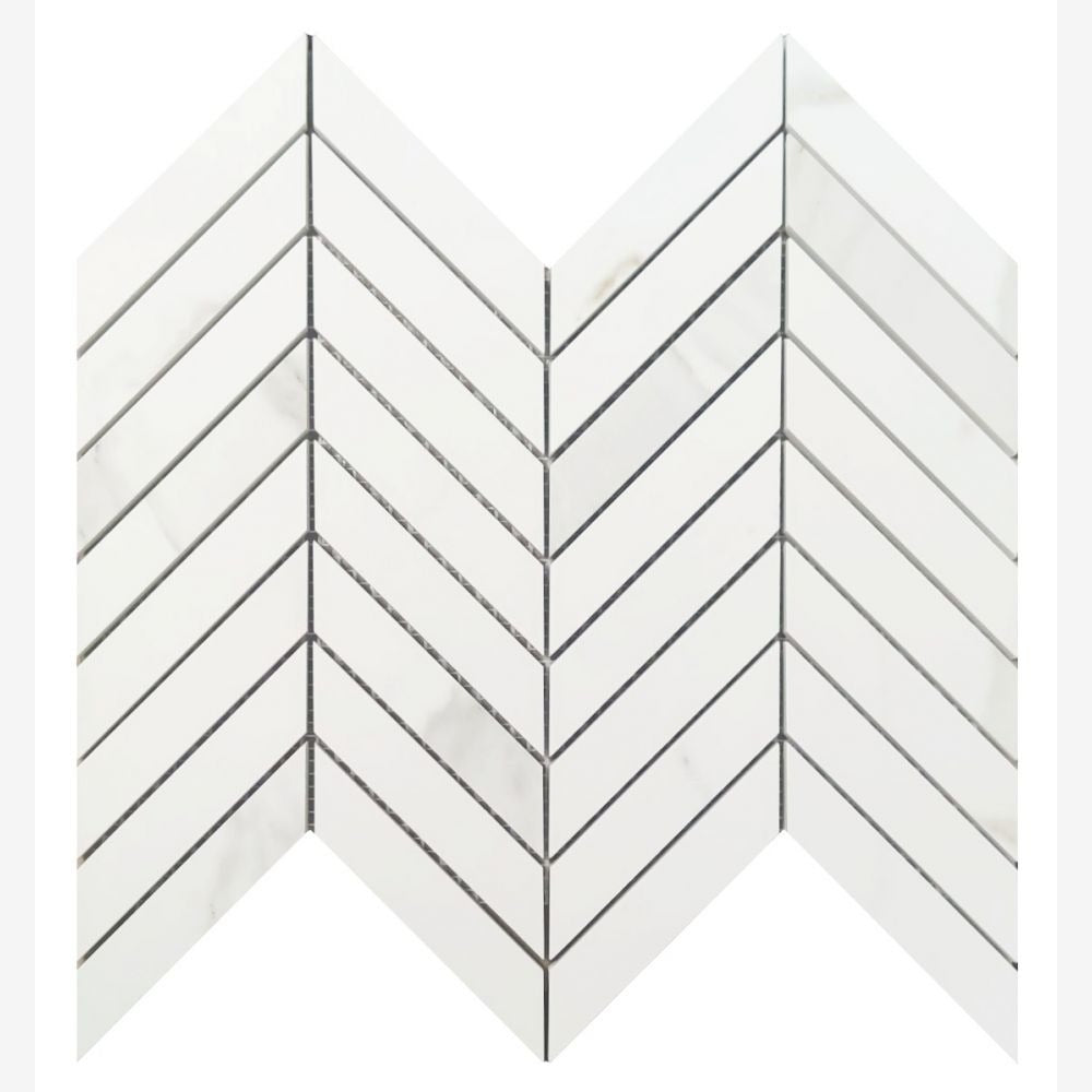Picture Idea: Prestigio Calacatta Soft Chevron 10X12 Porcelain Tile