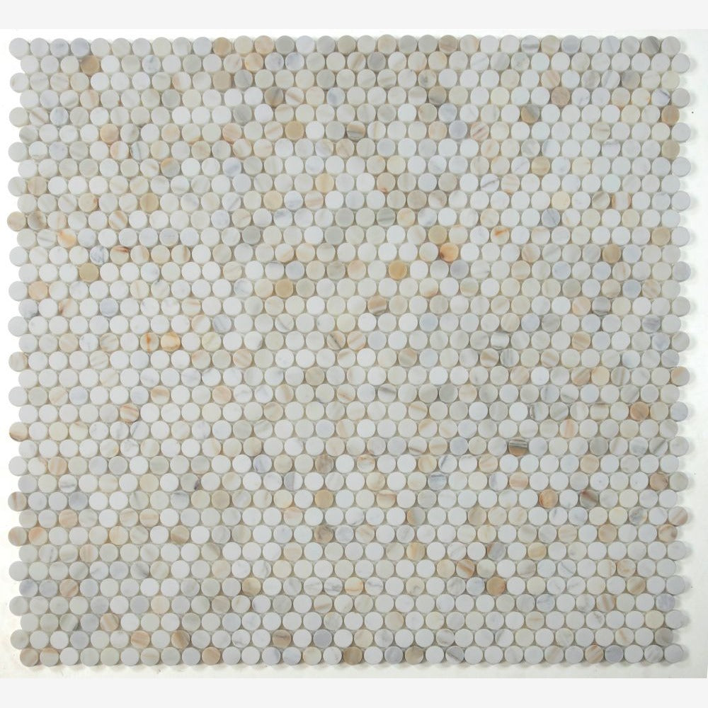 Orbix Marble Calacatta Honed 11x11.75 Mosaic Tile