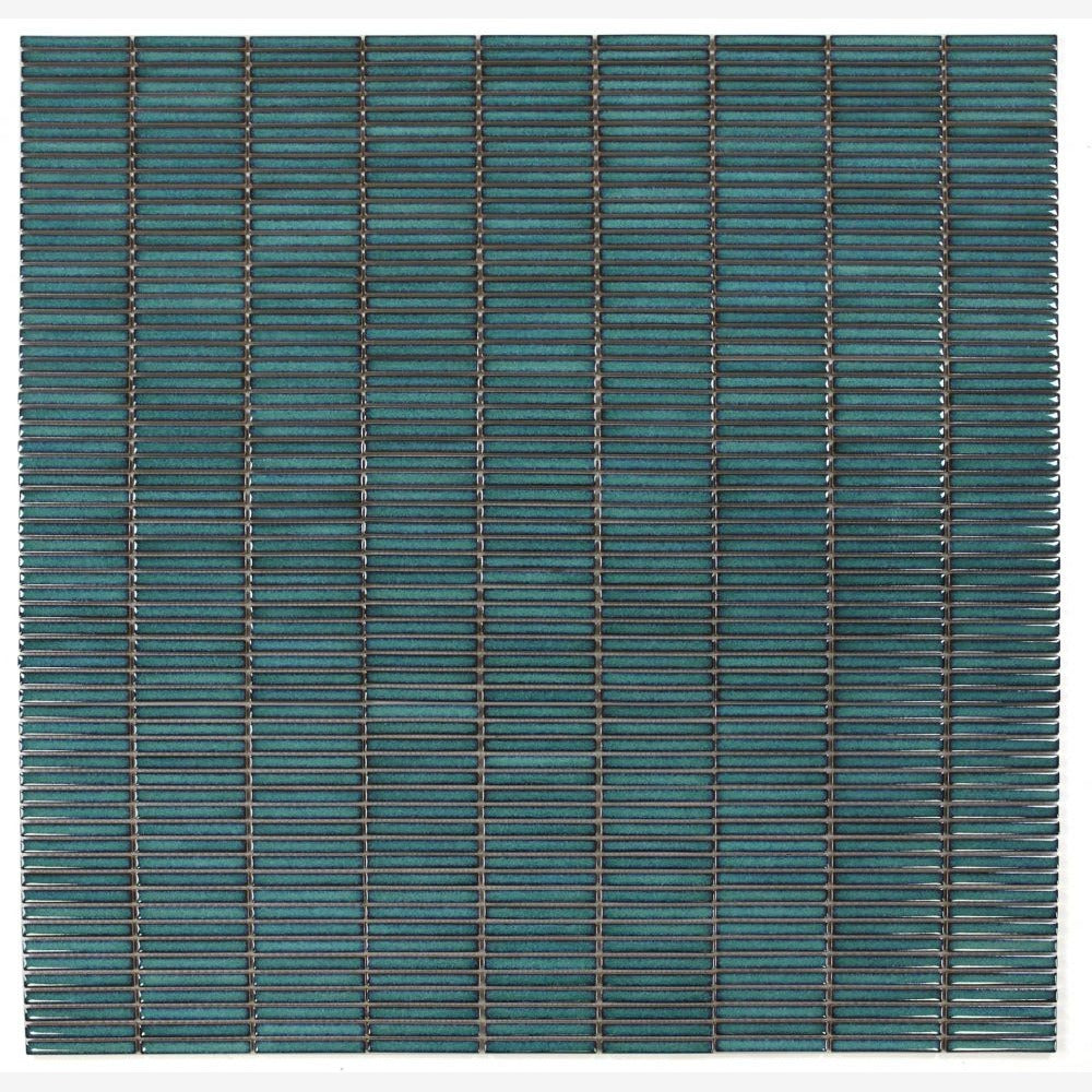 Ethereal Turquoise Band 11x11.5 Porcelain Tile