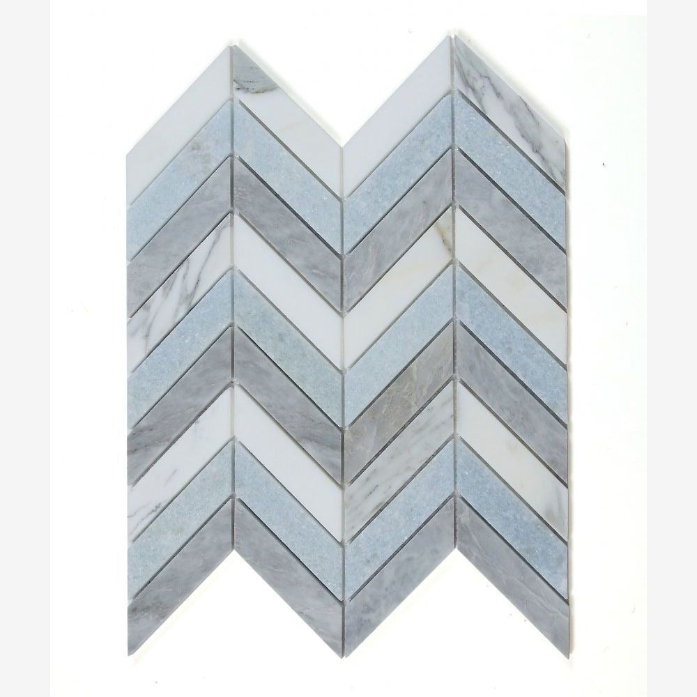 Vector Livid 10.75 x12.25 Marble Mosaic Tile – Tilezz