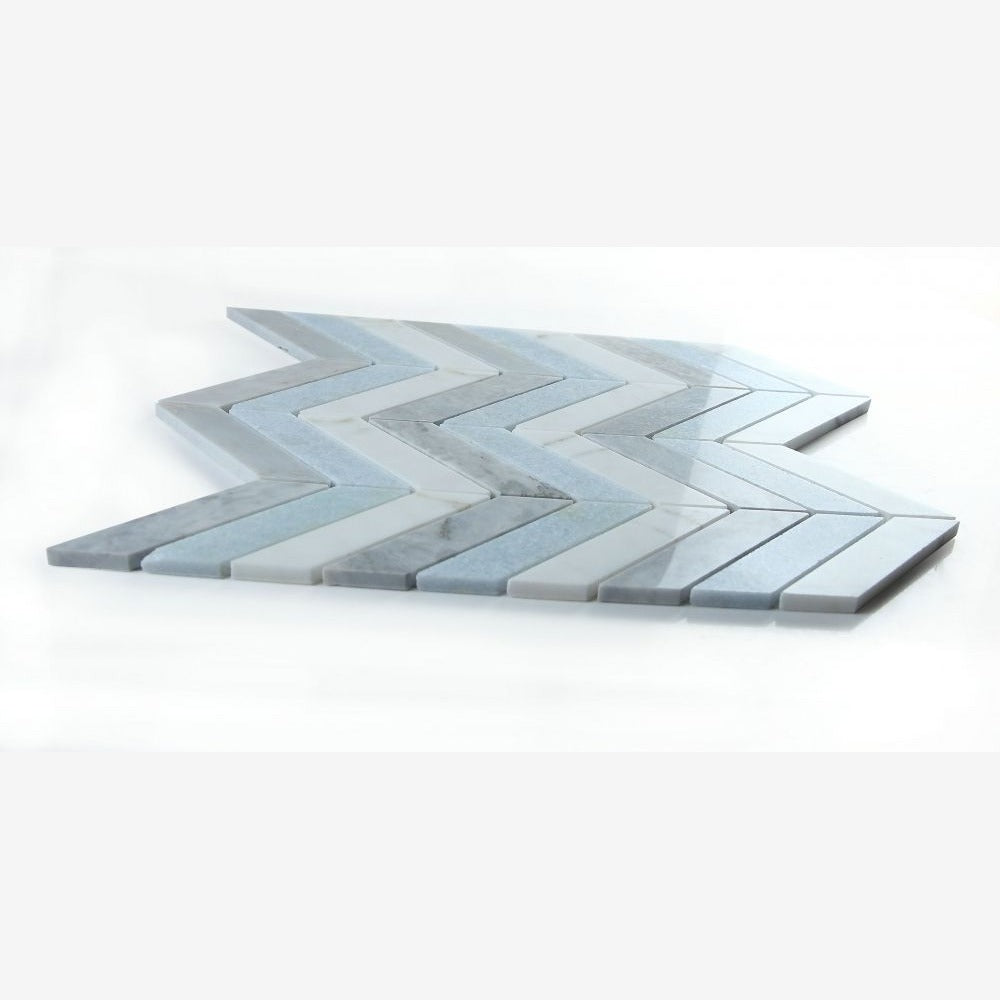 Vector Livid 10.75 x12.25 Marble Mosaic Tile – Tilezz