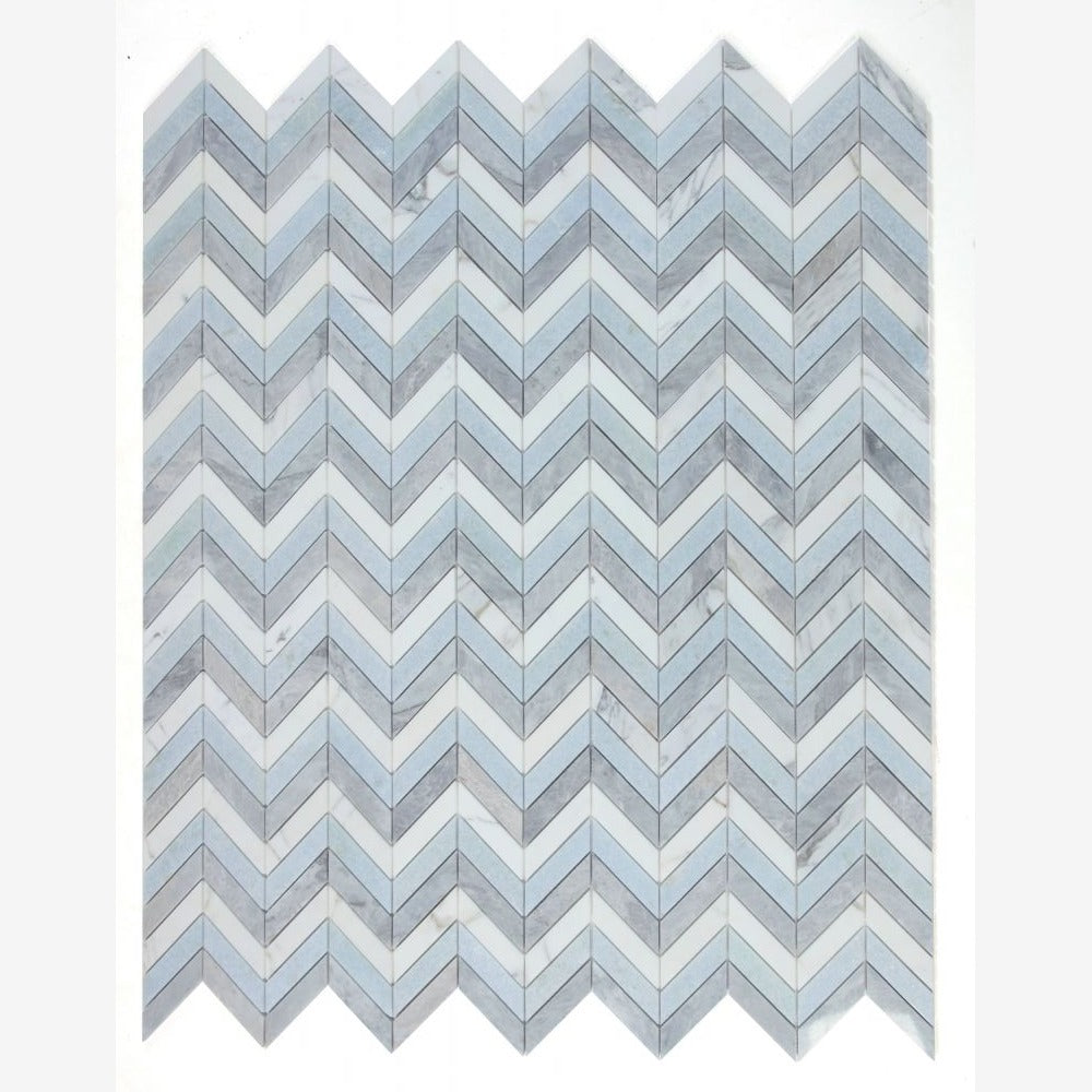 Vector Livid 10.75 x12.25 Marble Mosaic Tile – Tilezz
