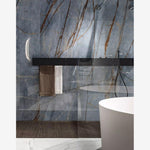 Load image into Gallery viewer, Heritage Luxe Azure Glossy 32x71 Porcelain Tile
