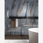 Load image into Gallery viewer, Heritage Luxe Azure Matte 32x71 Porcelain Tile
