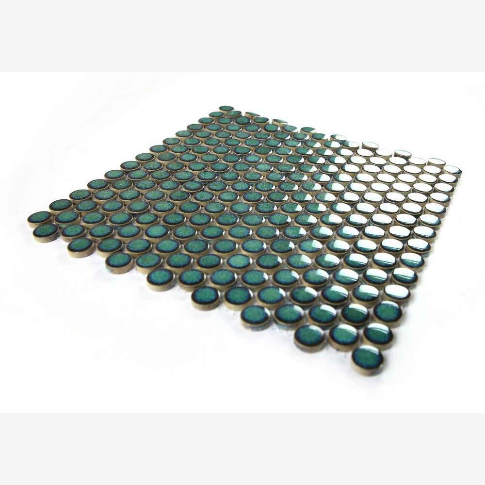 Ono Turquoise 11.5x11.5 Porcelain Tile