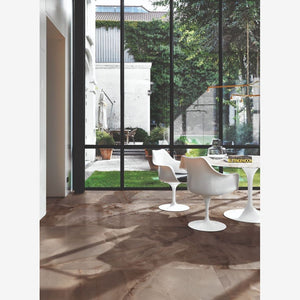 Reves Choco Glossy 24x48 Porcelain Tile