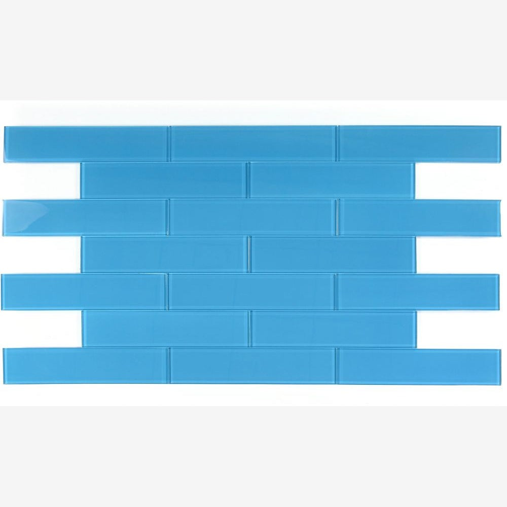 Lumia Royal Blue 4x16 Glass Tile