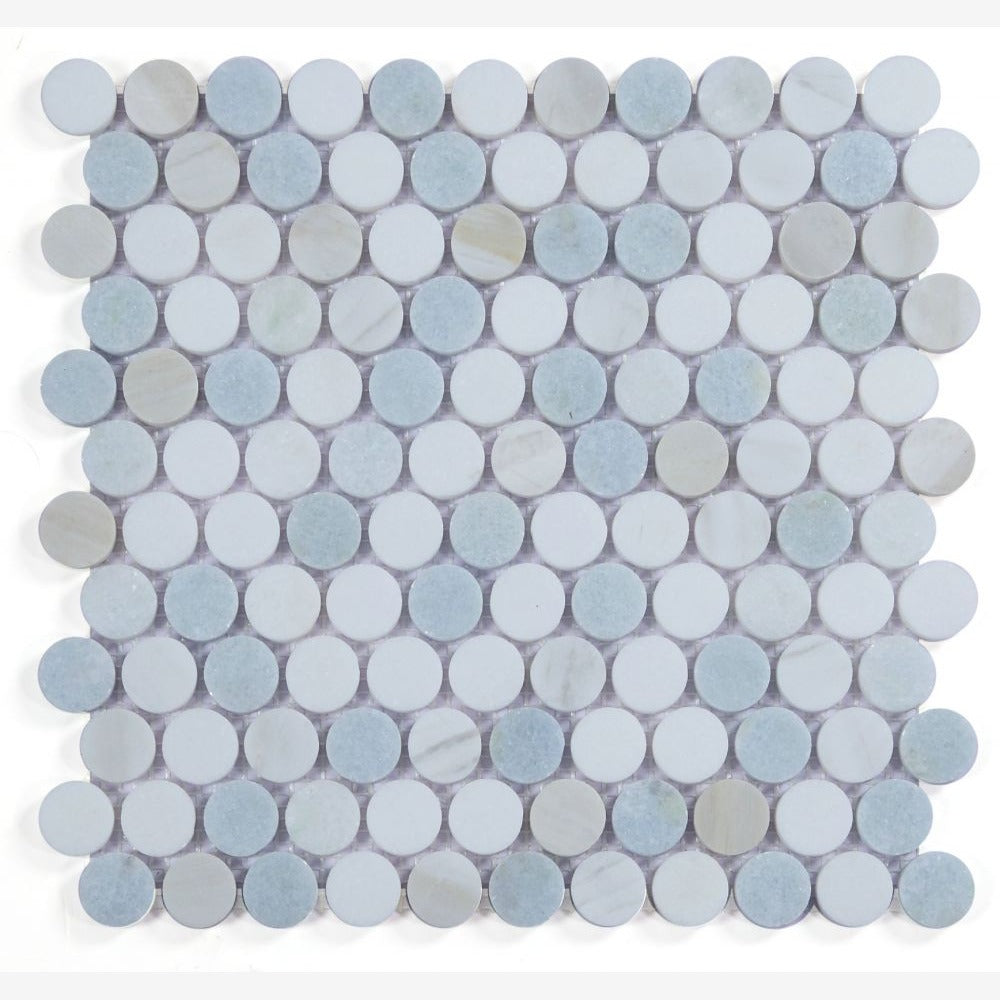 Orbix Marble Sky 11x11.75 Mosaic Tile