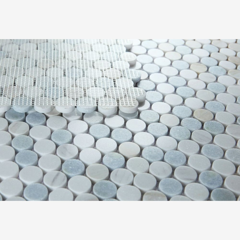 Orbix Marble Sky 11x11.75 Mosaic Tile