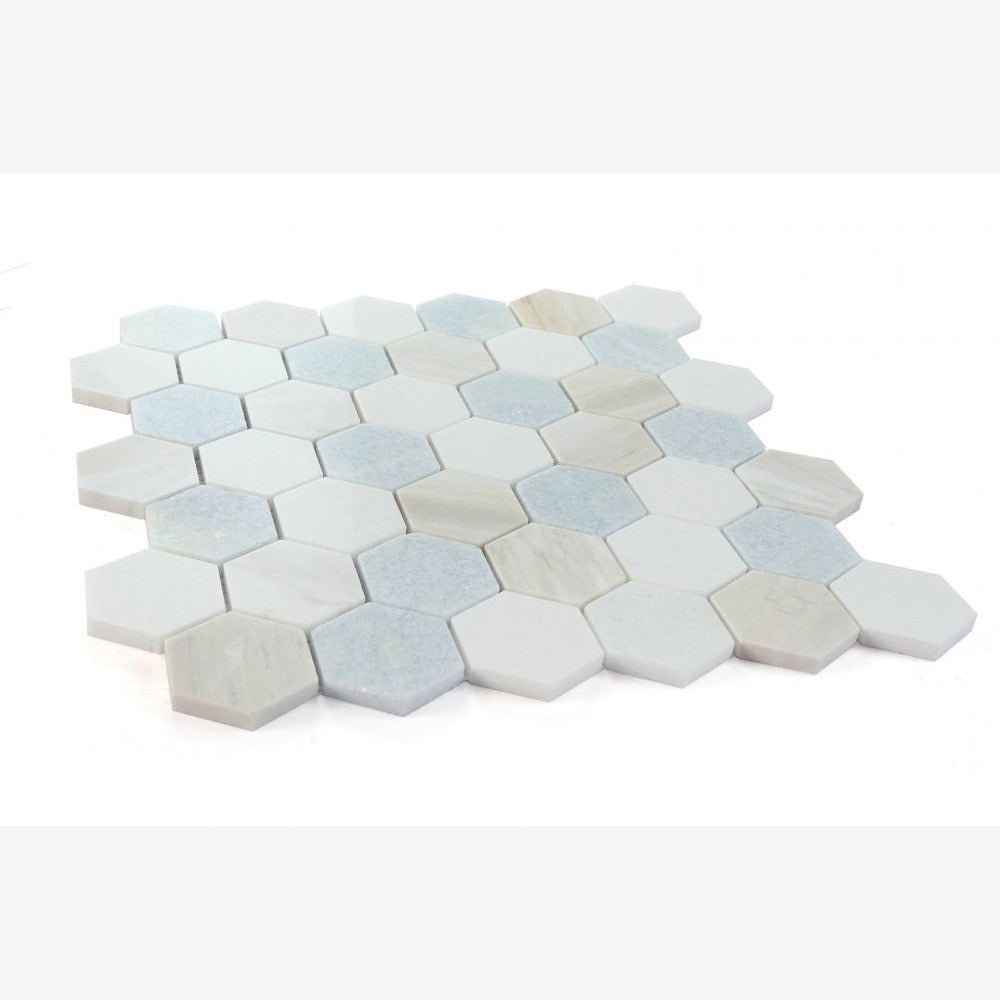 Hexalux Sky 2x2 11.75x12 Mosaic Tile