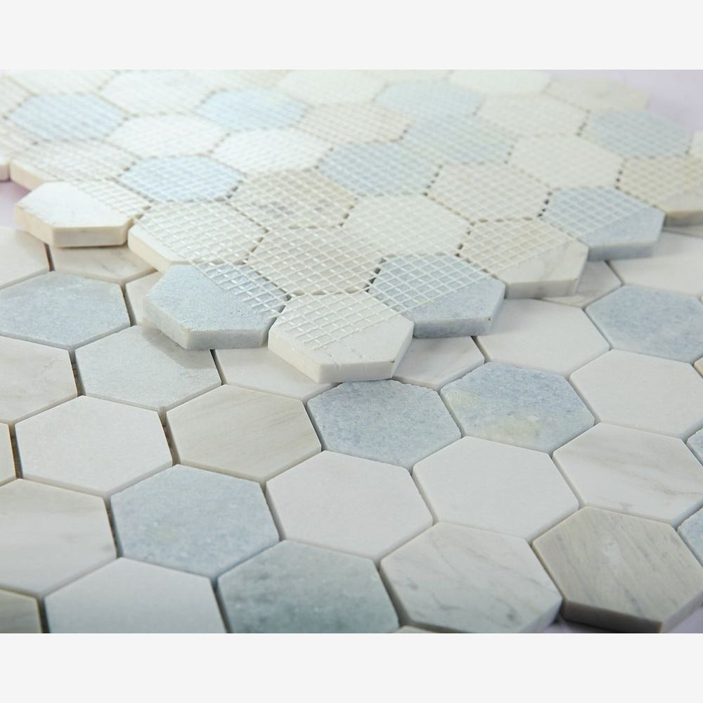 Hexalux Sky 2x2 11.75x12 Mosaic Tile