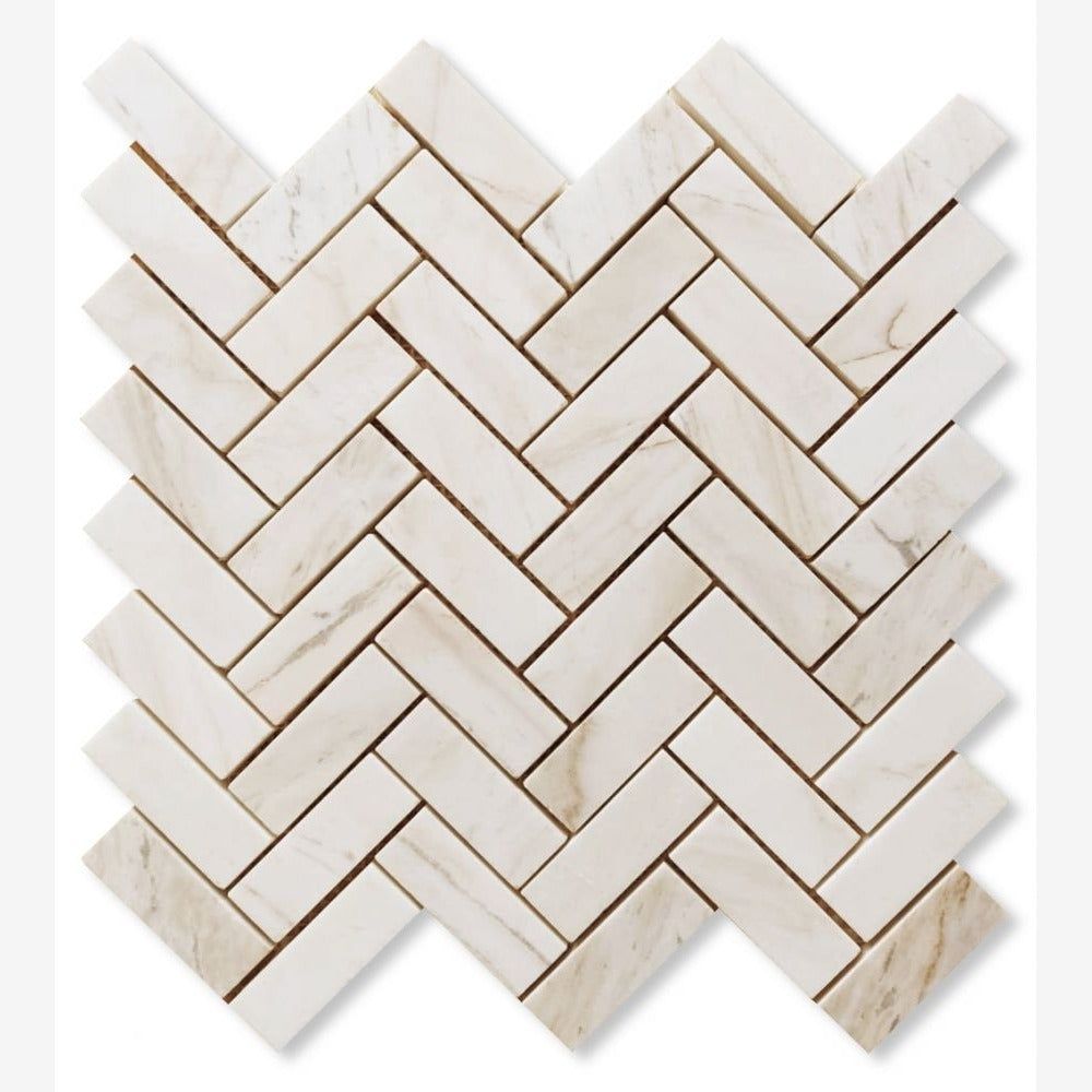 Tesserae Wooden White Honed 12x12 Mosaic Tile