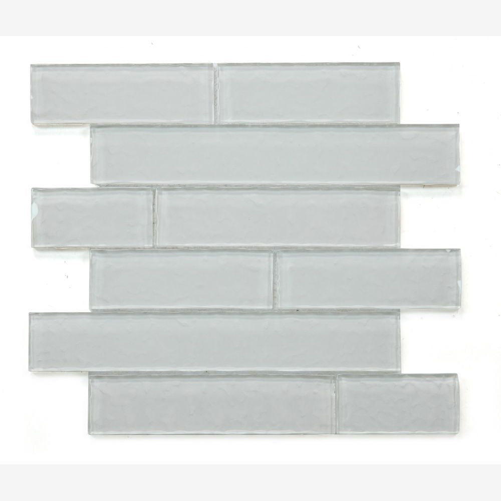 Neolith Clear Grey 11.75x11.75 Glass Mosaic Tile