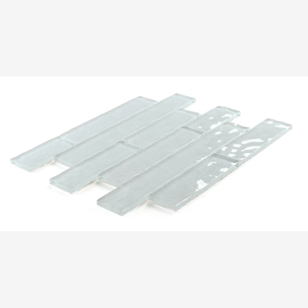 Neolith Clear Grey 11.75x11.75 Glass Mosaic Tile