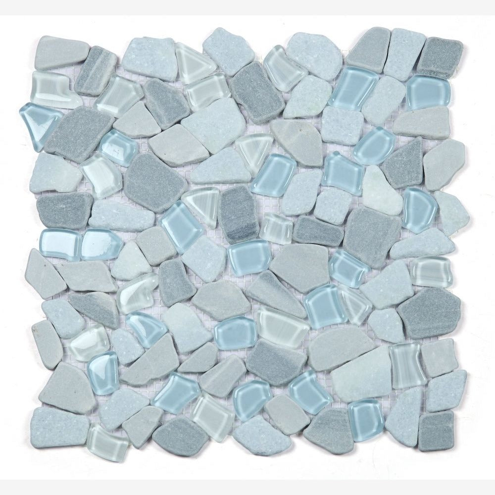 Brimstone Deep Ocean 12x12 Mosaic Tile