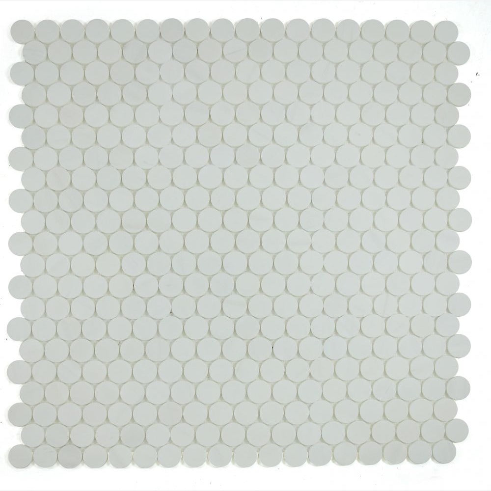 Orbix Marble Large Dolomite Honed 2x2 11.75x12 Mosaic Tile