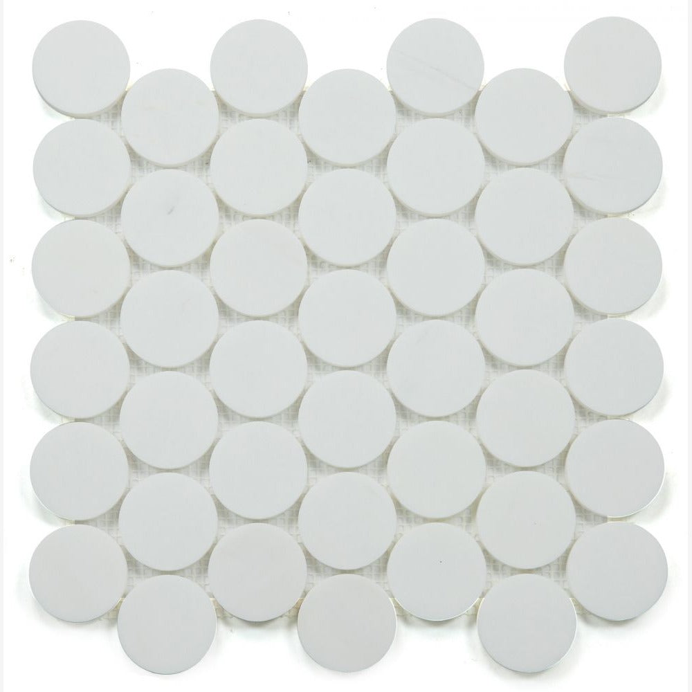 Orbix Marble Large Dolomite Honed 2x2 11.75x12 Mosaic Tile