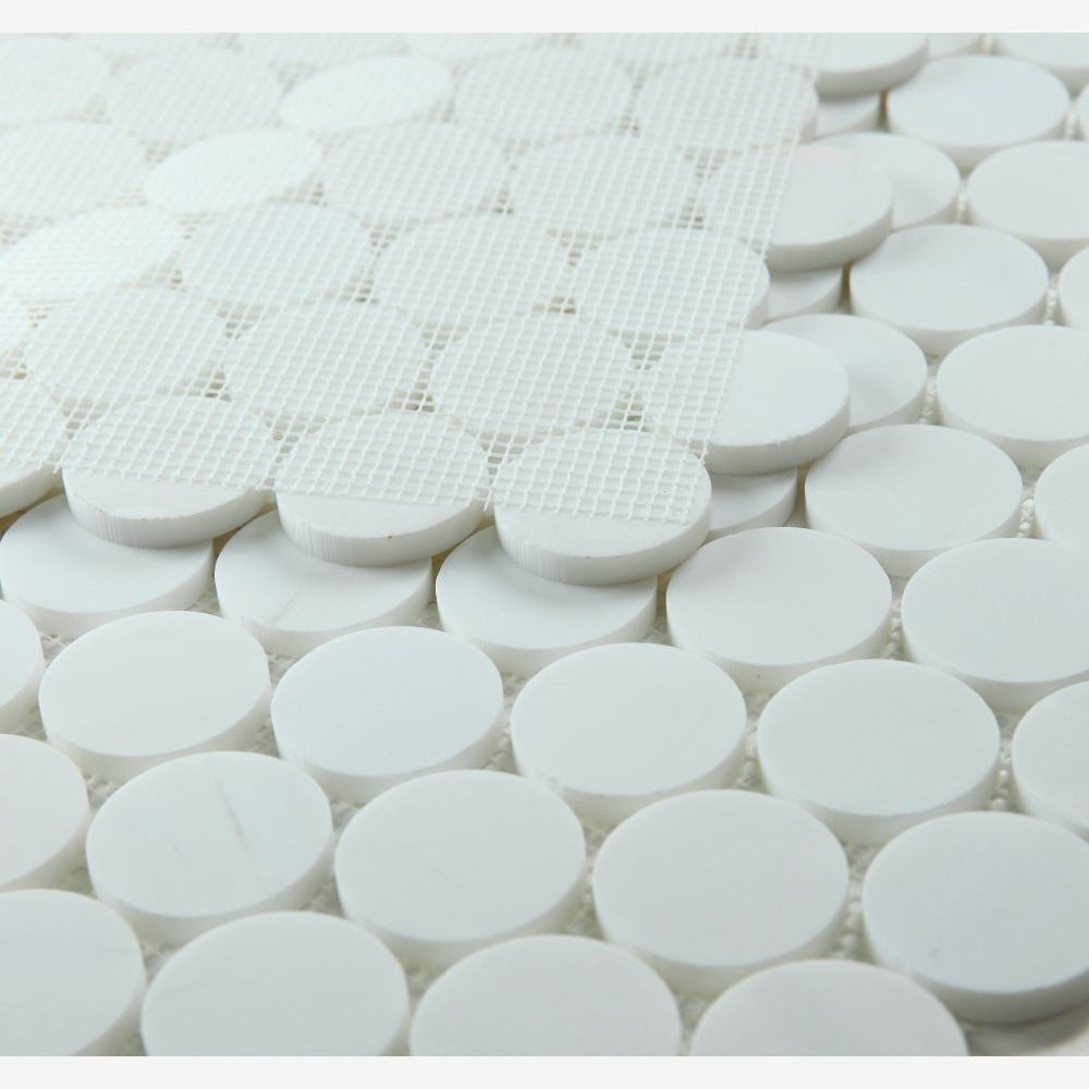 Orbix Marble Large Dolomite Honed 2x2 11.75x12 Mosaic Tile