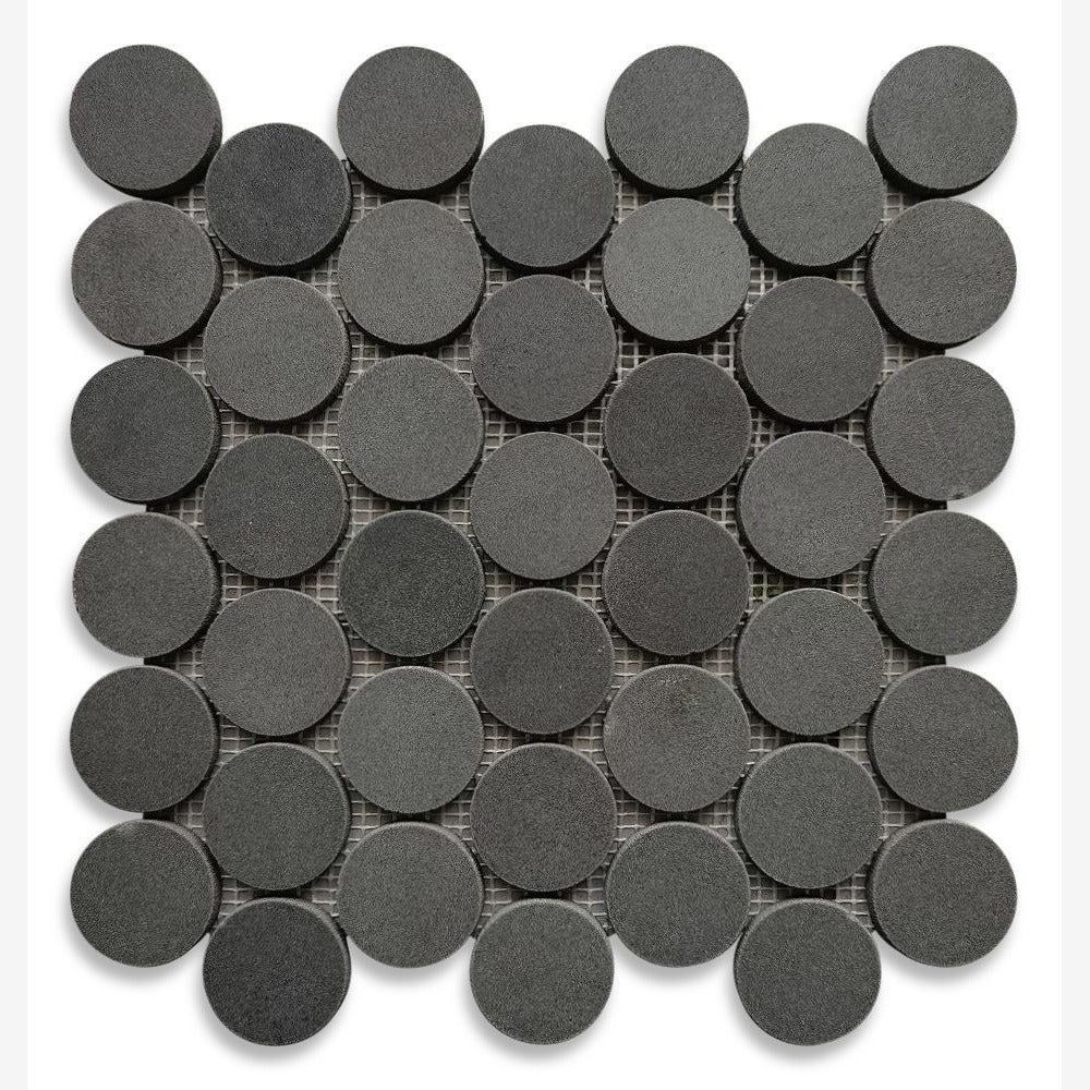 Orbix Marble Large Basalt Honed 11.75x12 Mosaic Tile
