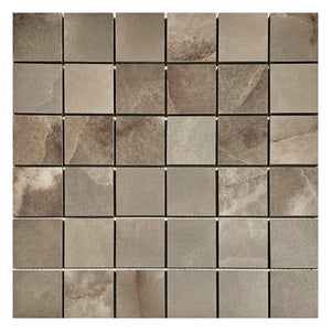 Reves Choco Matte Mosaic 12x12 Porcelain Tile