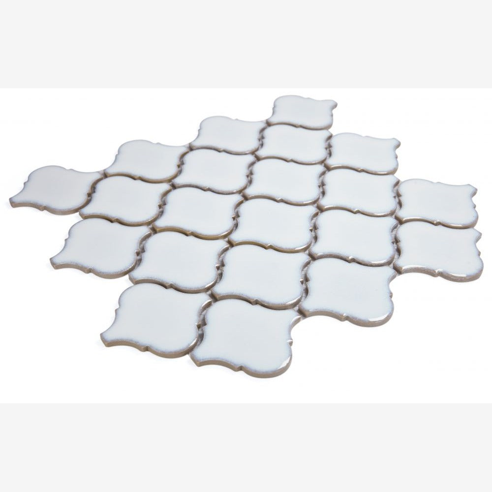 Ethereal Fancy White 10.75x11.25 Porcelain Tile