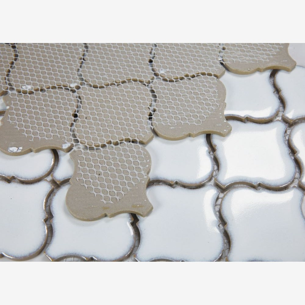 Ethereal Fancy White 10.75x11.25 Porcelain Tile