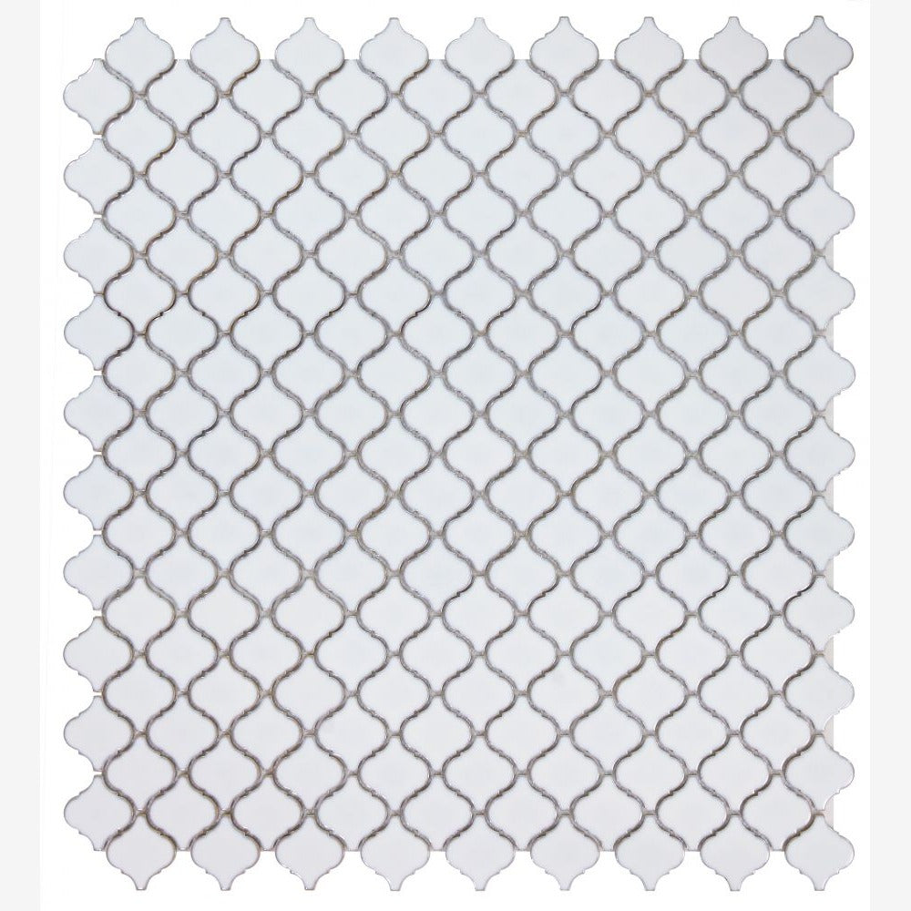 Ethereal Fancy White 10.75x11.25 Porcelain Tile