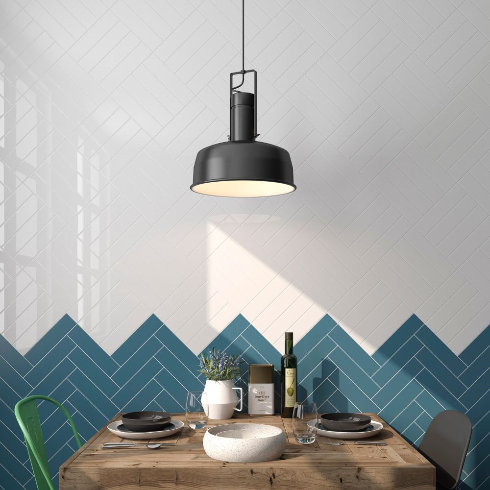 Venice Blanco 2x10 Glossy/Matte Ceramic Subway Tile