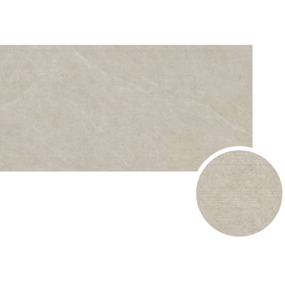 Rivora Rigato Beige 24x48 Porcelain Tile Matte