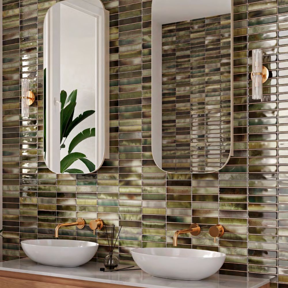Elara Forest 6x12 Ceramic Tile Glossy