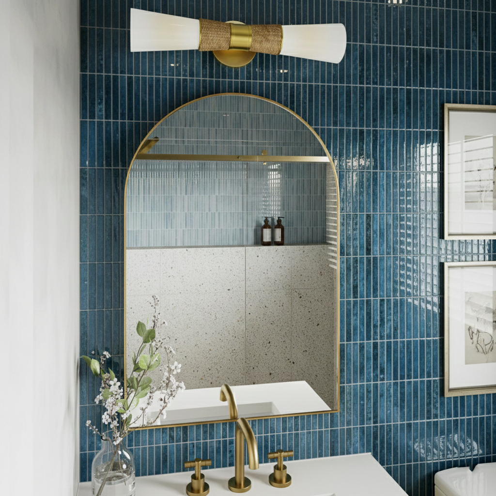 Linea Luxe Ocean 4.5x9.1 Ceramic Tile Glossy