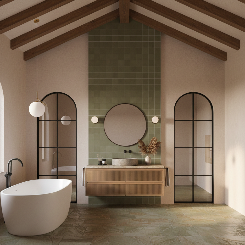 St. Lucia Green 5x5 Ceramic Tile Glossy