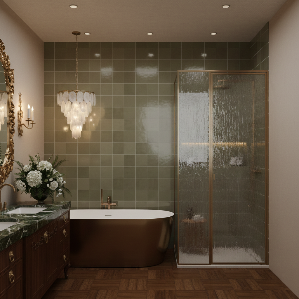 St. Lucia Green 5x5 Ceramic Tile Glossy
