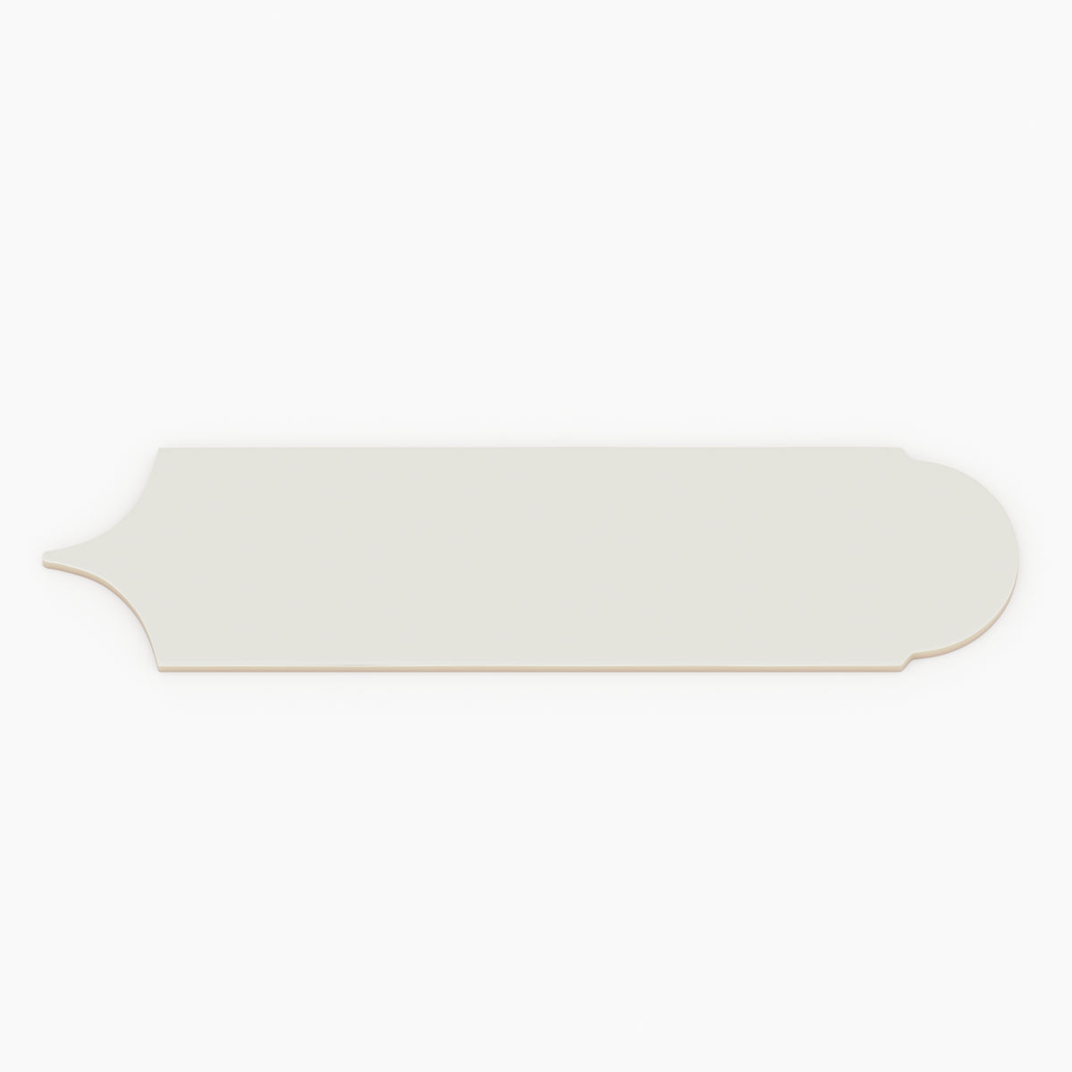 Doncaster Maple Sand 3x12 Scallop Glossy Ceramic Tile