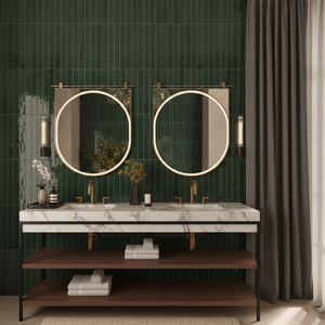 Zellure Verdal Green 2x16 Glossy Ceramic Tile – Tilezz