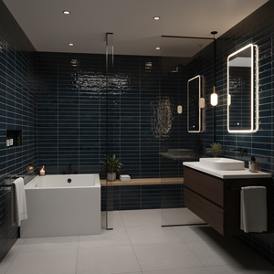 Zellure Celadon Blue 2x16 Glossy Ceramic Tile – Tilezz