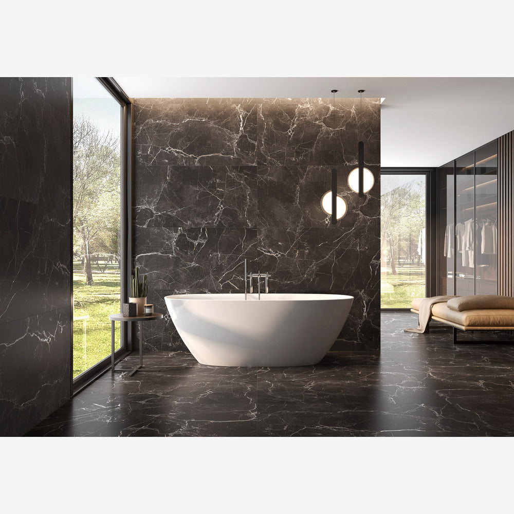 Obsidian Port Noir 12x24 R Porcelain Tile