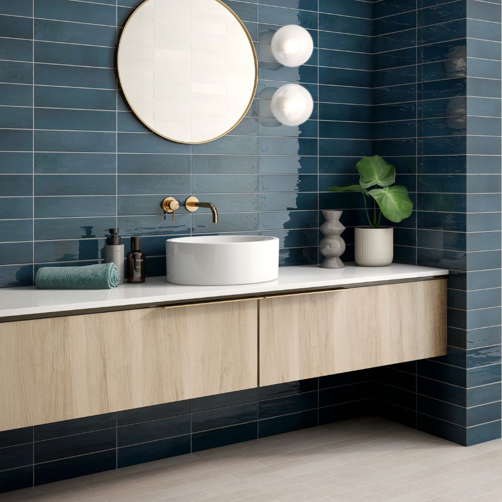 Camden Azul 3x12 Ceramic Tile Glossy