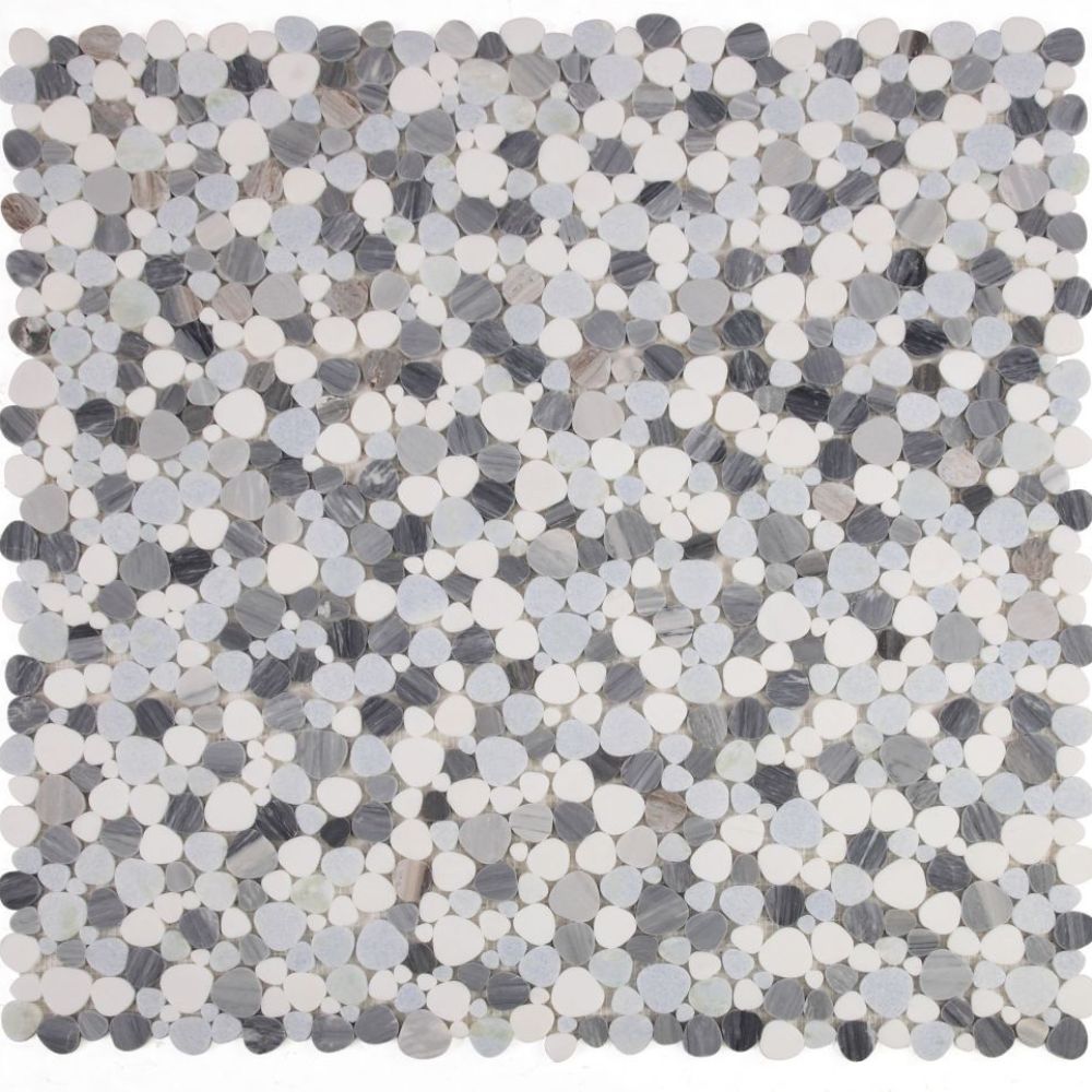 Hudson Deep Ocean Marble Pebble Mosaic Tile