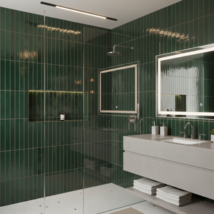 Zellure Verdal Green 2x16 Glossy Ceramic Tile – Tilezz
