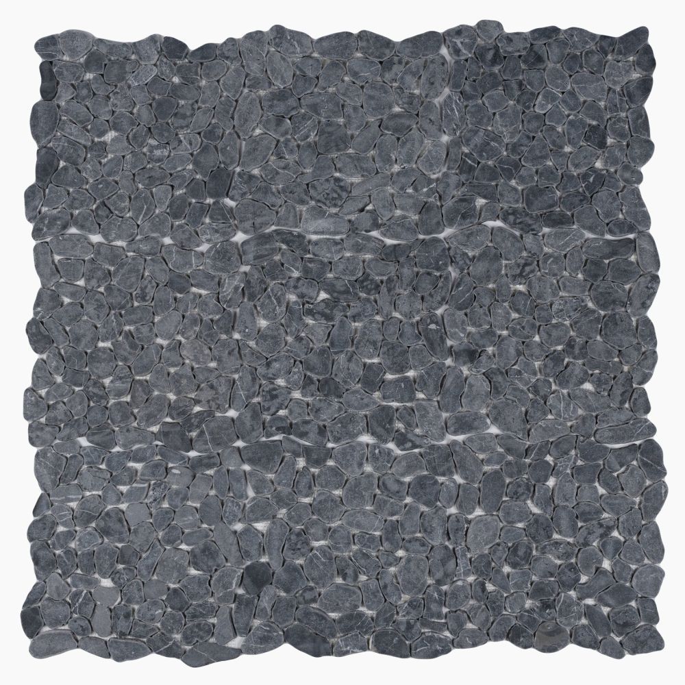 Tucson Bluestone Marble Pebble Mosaic Tile
