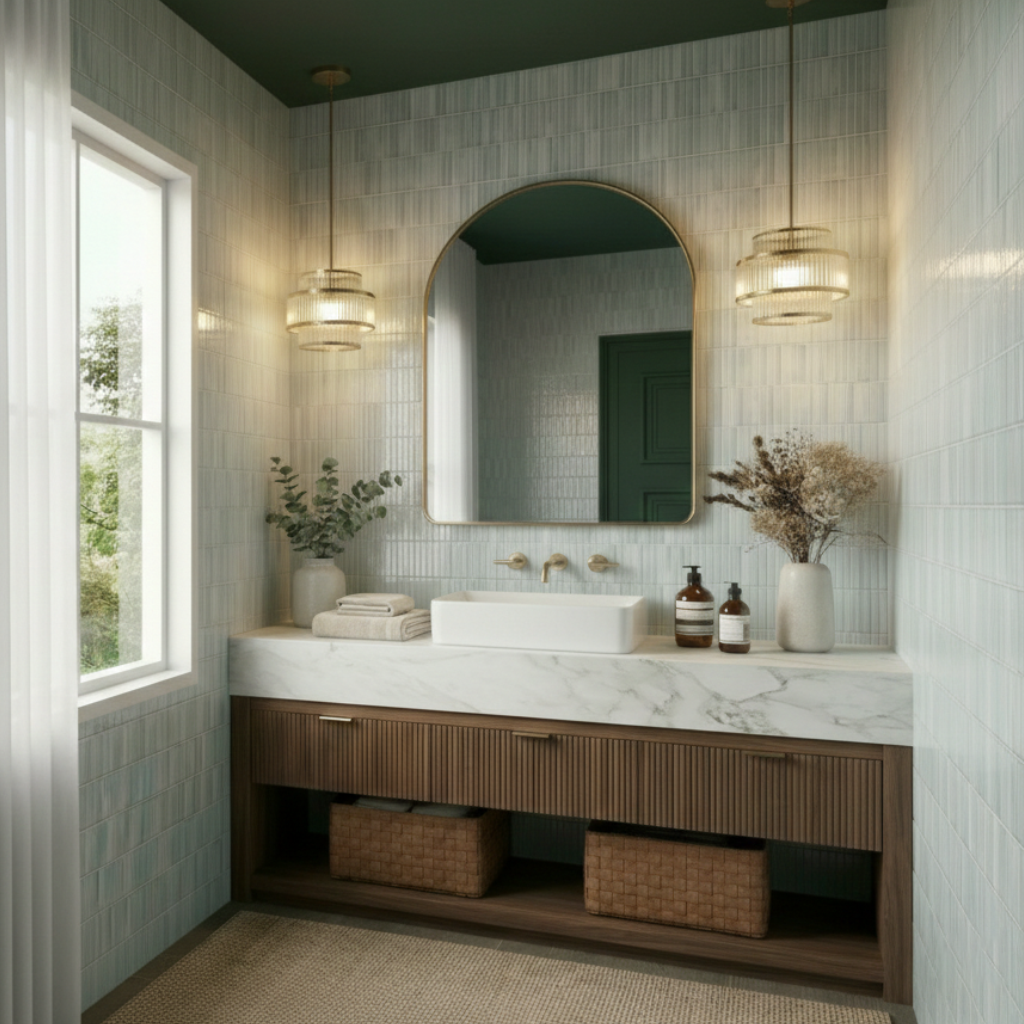Linea Luxe Water 4.5x9.1 Ceramic Tile Glossy