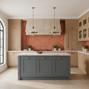 St Lucia Peach 5x5 Ceramic Tile Glossy – Tilezz