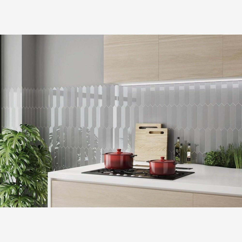 Venice Gris Picket 2x10 Ceramic Tile