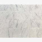 Load image into Gallery viewer, Statuario White 12x24 Polished Marble Field Tile

