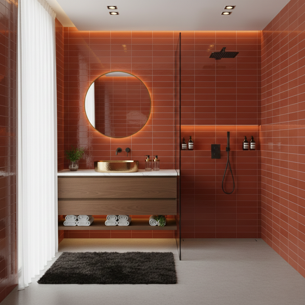 Camden Peach 3x12 Ceramic Tile Glossy
