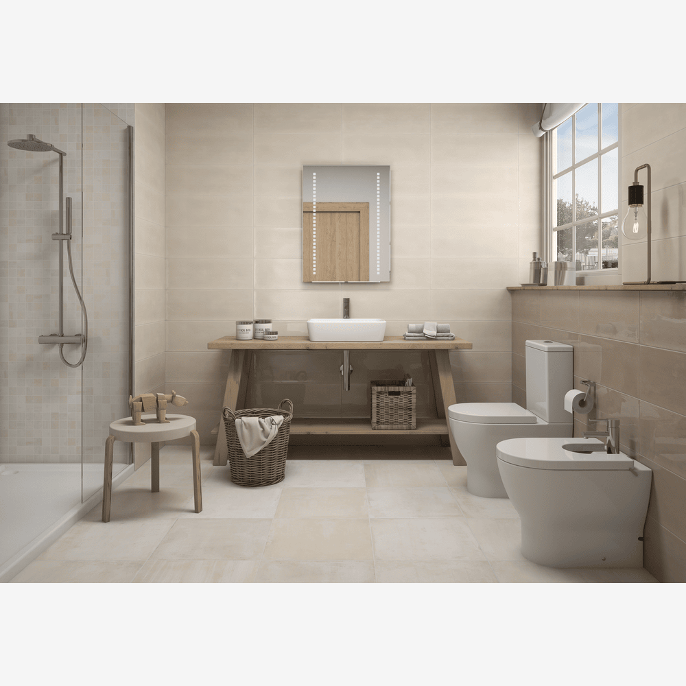Aurora Beige 8x24 Ceramic Matte Tile