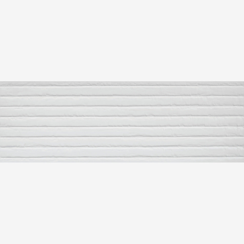 Solace White 16x48 R Ceramic Tile