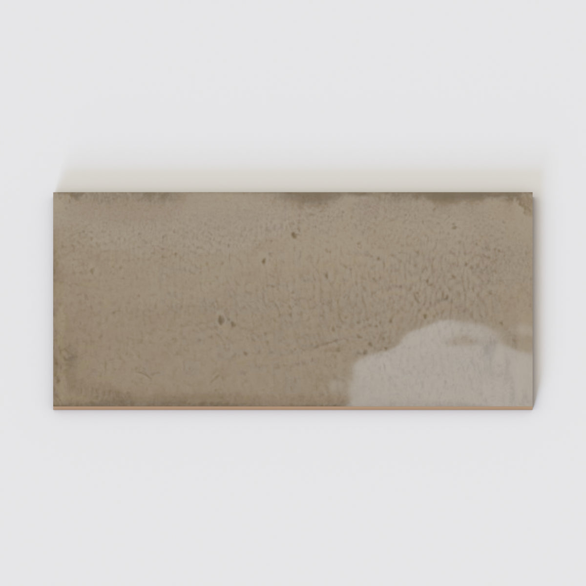 Verdure Taupe 3x6 Glossy Ceramic Tile